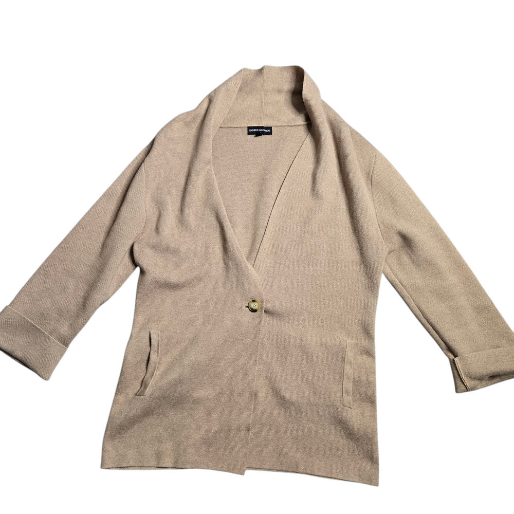 Kathryn McCarron Oversized Power Blazer in Camel Size: S